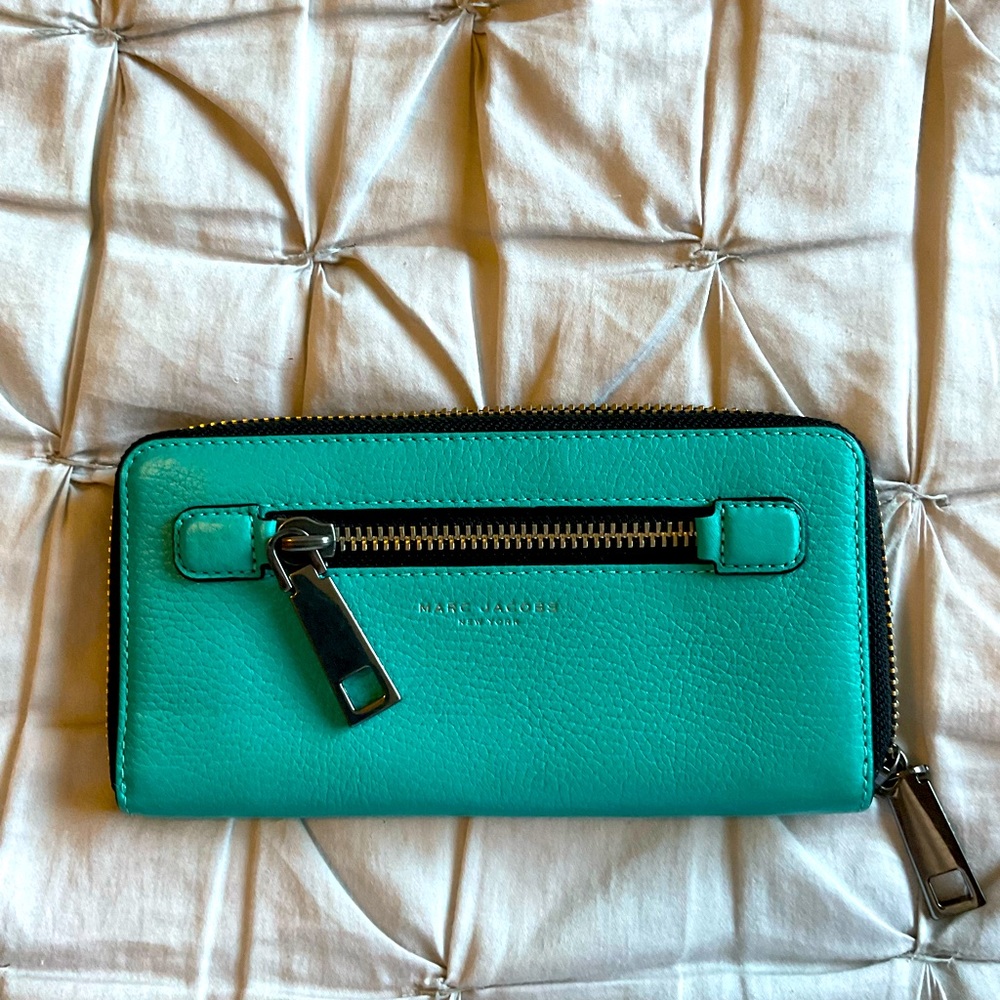 Marc Jacobs long Wallet teal